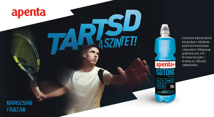 Tartsd a szintet! Apenta+ ISOTONIC.