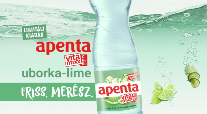 Új limitált kiadású Apenta Vitamixx uborka-lime!